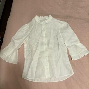 Reformation linen blouse